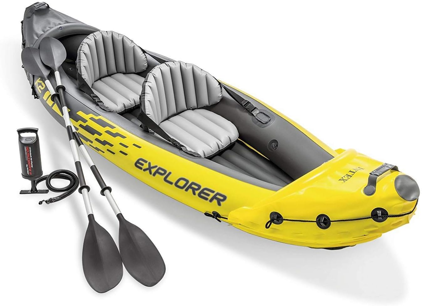 2-Person Inflatable Kayak with Aluminum Oars and Pump U965