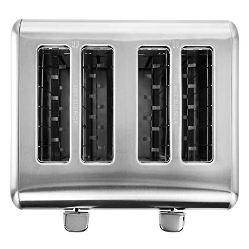 4 Slice Toaster Stainless Steel Red E510709
