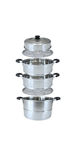 3 Tier Stainless Steel Steamer Set 32 cm M571