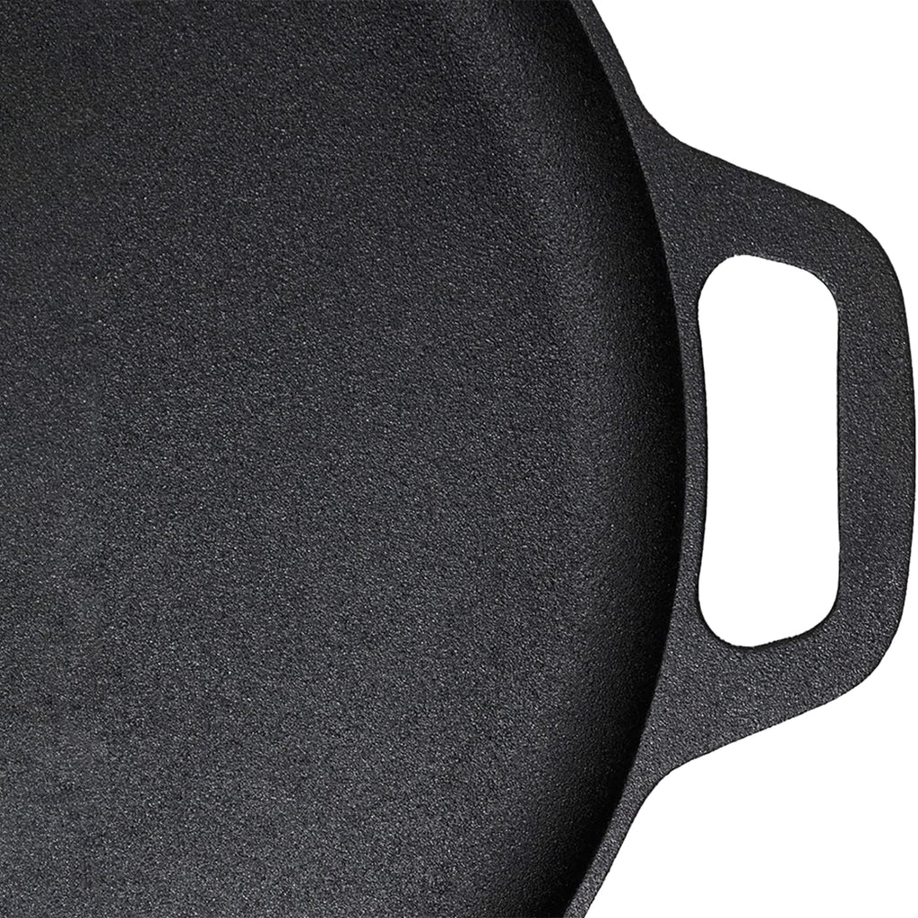 Cast Iron Pizza Pan with Loop Handles A64392