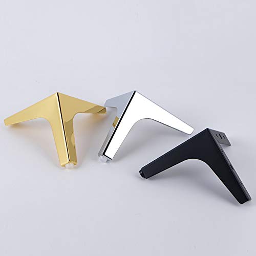 Iron Furniture Feet, Triangular Modern Sofa Legs, DIY Replacement Parts with Screws J15994