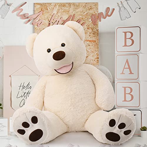 Giant Teddy Bear Plush 6 Feet, Stuffed Animal Gift F4357