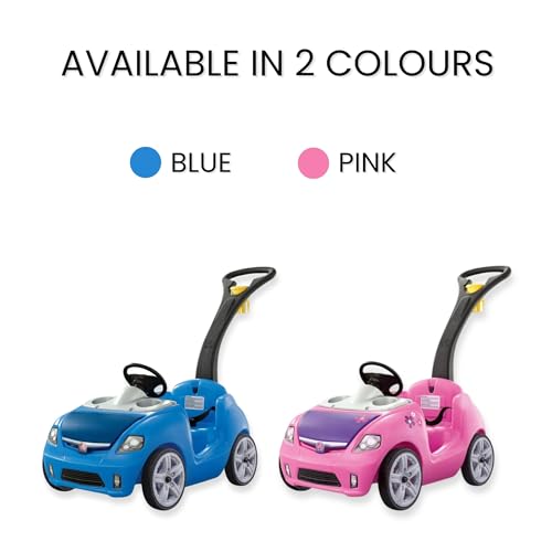 Kids Push Car Ride On Toddler Car with Seat Belt and Horn, Ages 1.5-4 Years, Pink U84953