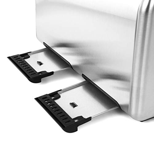 4 Slice Toaster Stainless Steel Red E510709