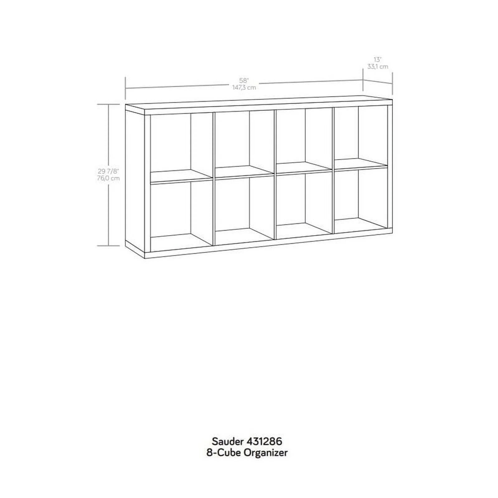 8-Cube Organizer Storage Bookshelf, Mystic Oak Finish B5957