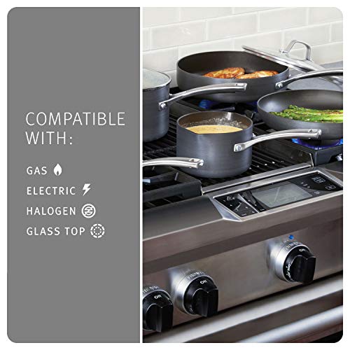 Nonstick Hard-Anodized 14-Piece Cookware Set D391789