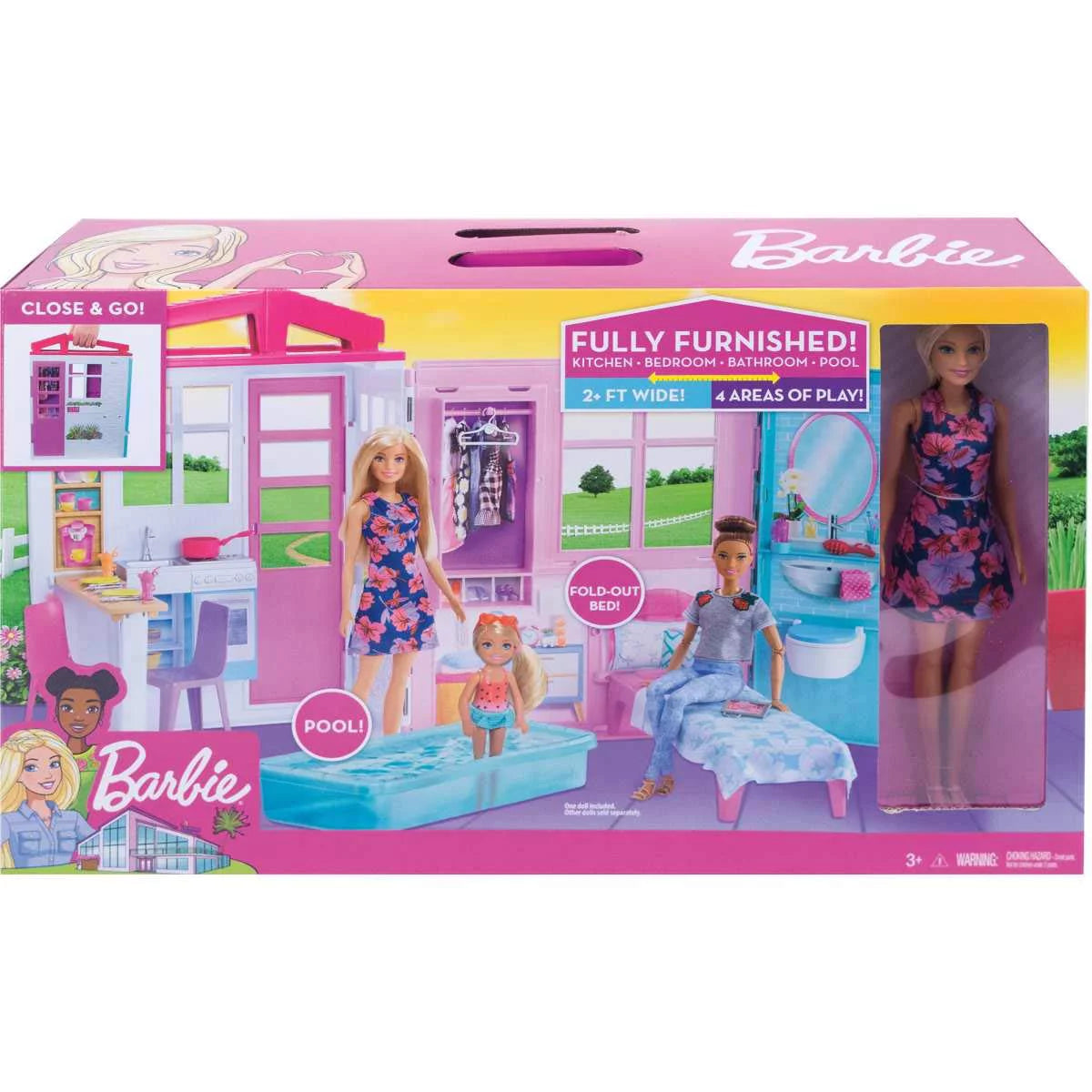 Barbie House and Doll H76313