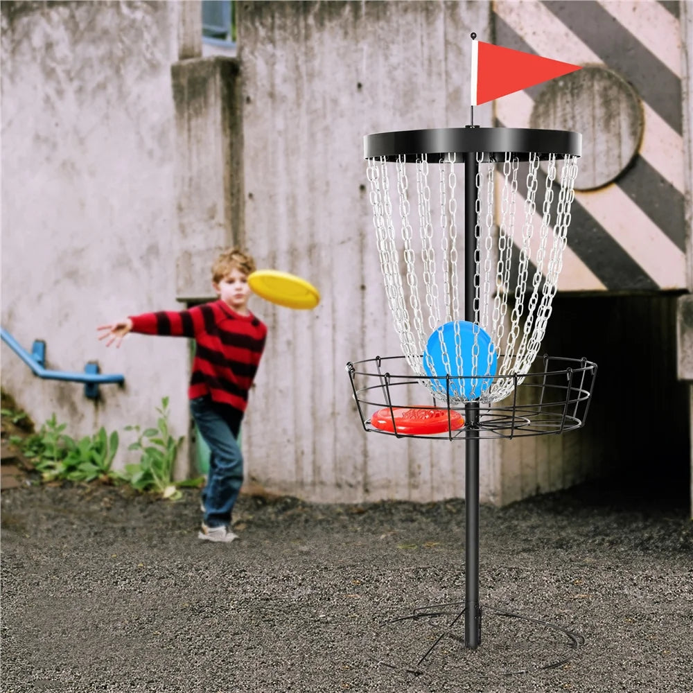 Disc Golf Goal with Carrying Bag and 3 Discs X622263