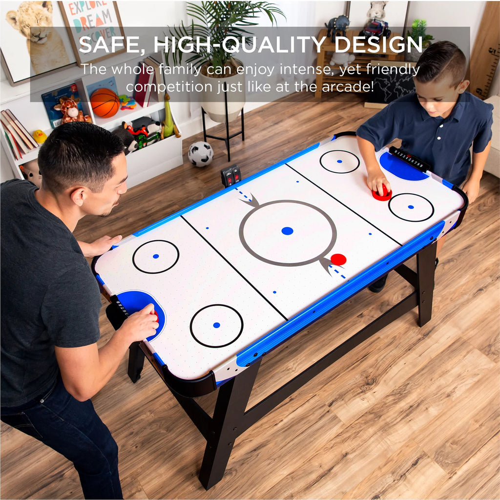 58in Air Hockey Table with 2 Pucks, 2 Pushers, LED Score Board H570423