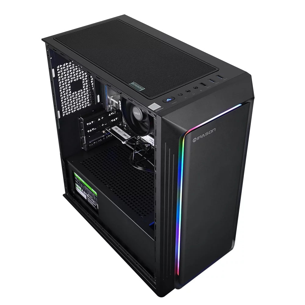 Gaming Desktop PC, AMD Ryzen 5 5600G, 1TB SSD, 16GB RAM P110