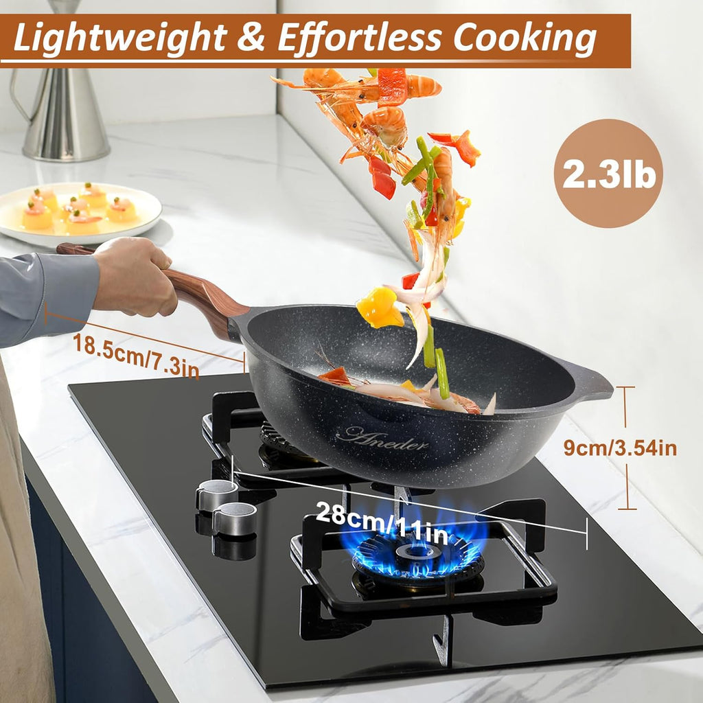 Cast Iron Stir Fry Pan 12.5 Inch W76185