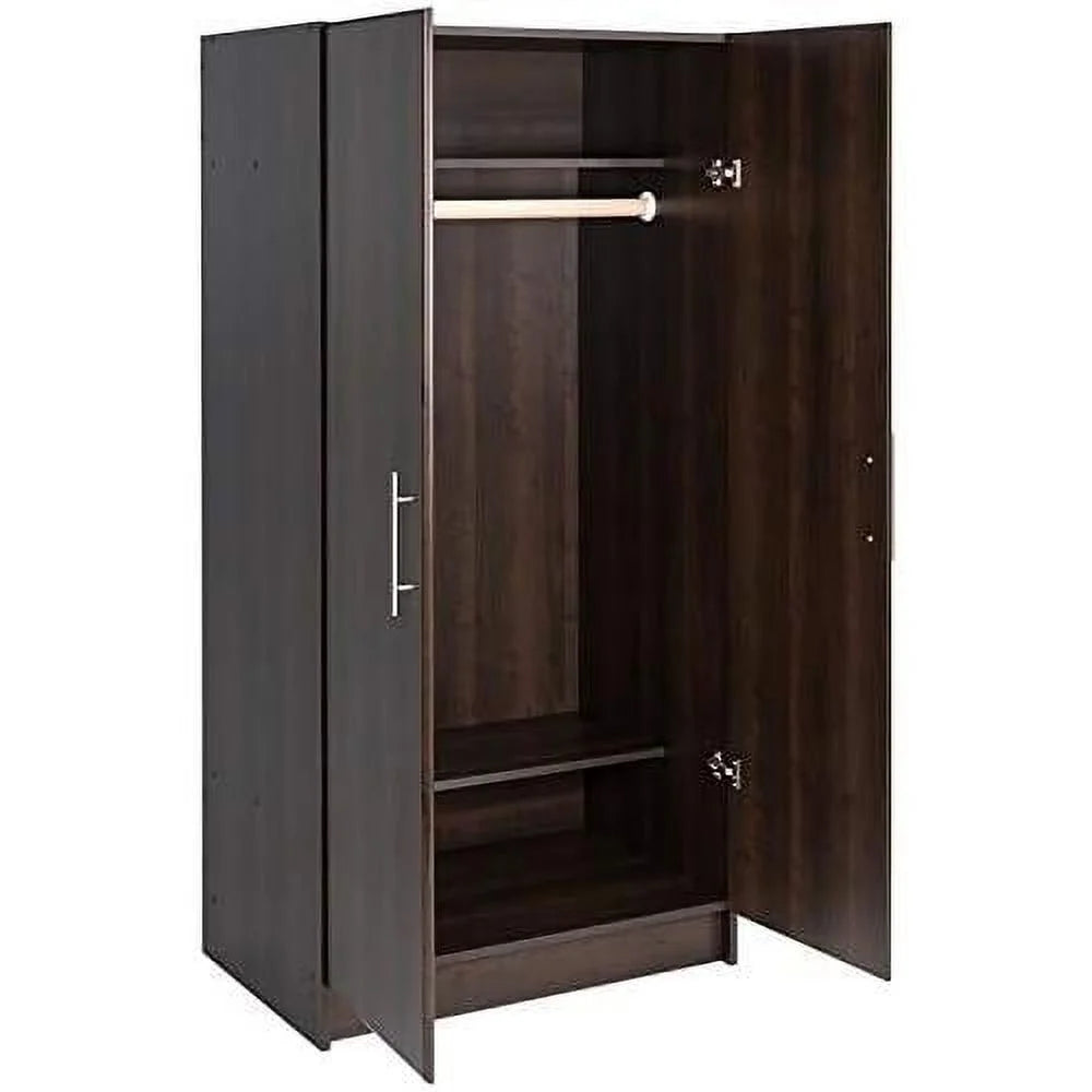 32" Espresso Wardrobe Armoire G765