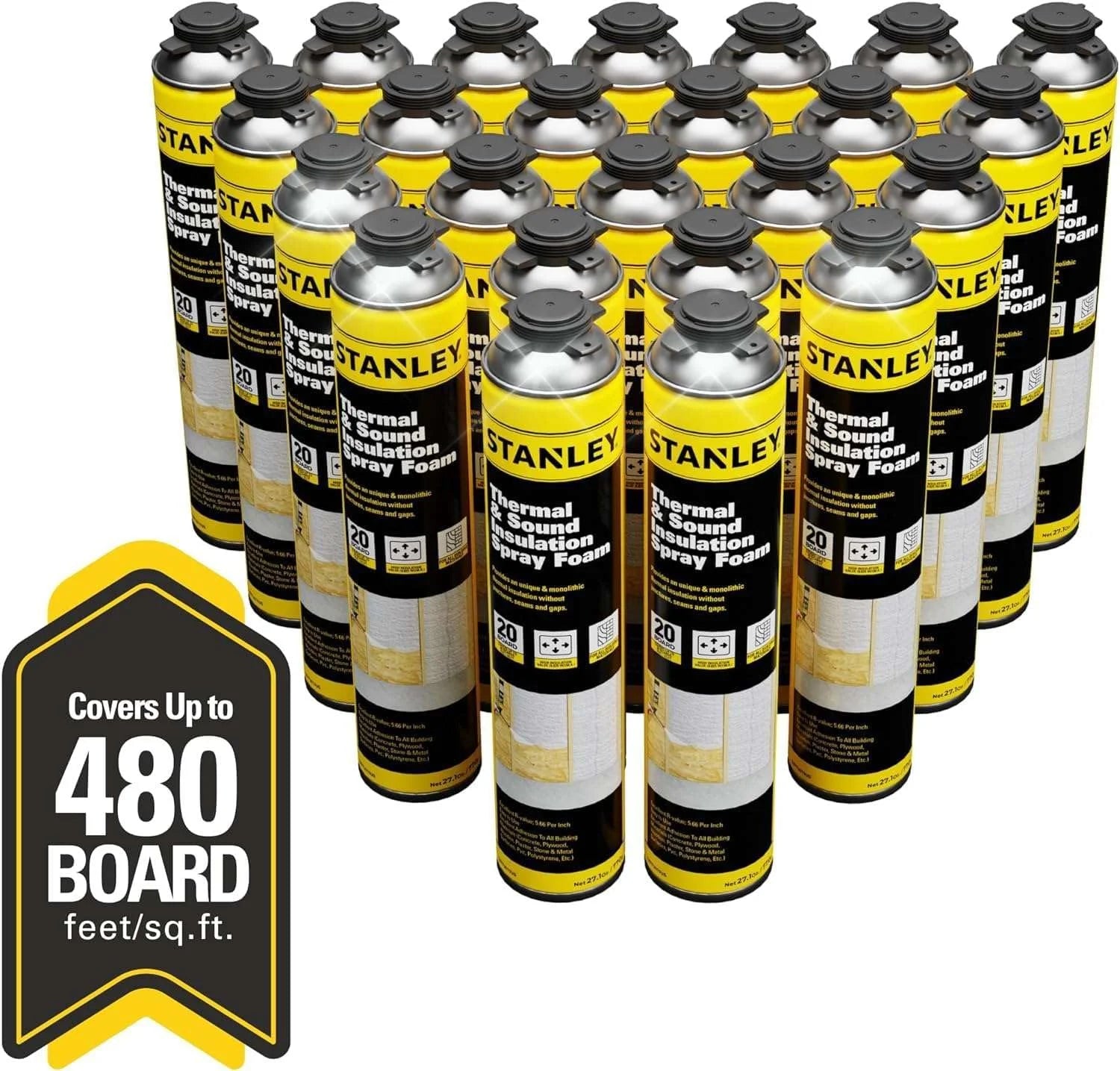 Spray Foam Insulation Kit, Closed Cell, 480 Board Feet A200402