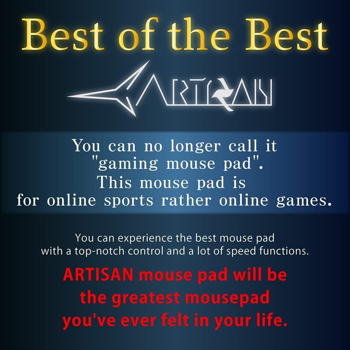 Gaming Mousepad with Smooth Texture for Pro Gamers and Designers V374359