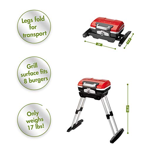 Portable Tabletop Propane Grill for Camping, Tailgating D229