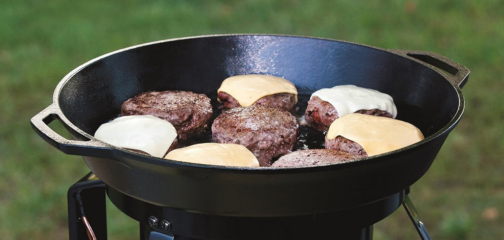 Cast Iron Skillet with Dual Handles, Oven and Stove Safe N87070