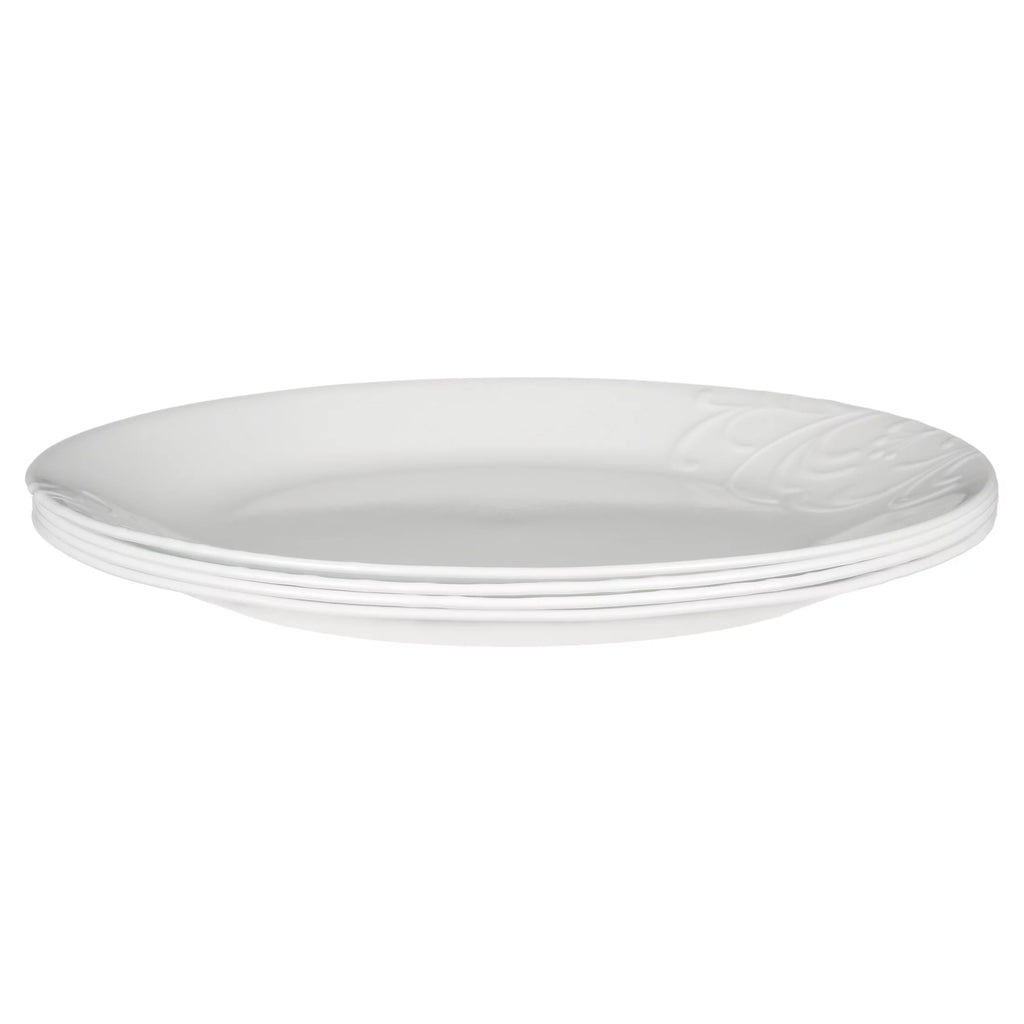 12 Piece White Dinnerware Set J532414
