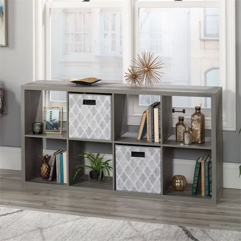 8-Cube Organizer Storage Bookshelf, Mystic Oak Finish B5957