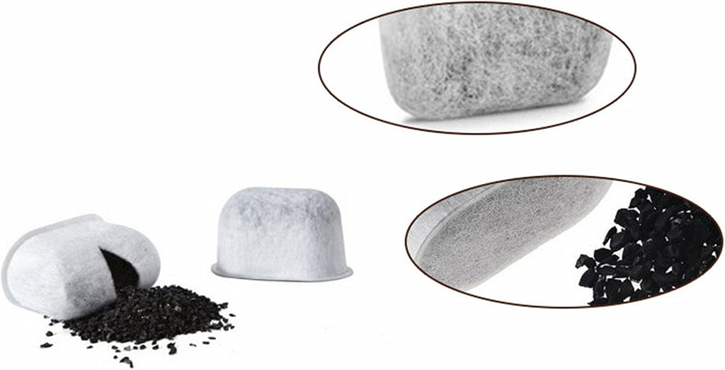 Set of 6 Replacement Charcoal Water Filters for Coffee Maker D66416