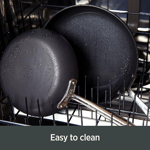 Hard Anodized Nonstick Fry Pan Set 2 Piece, 8 and 10.5 Inch, Oven Safe M90885