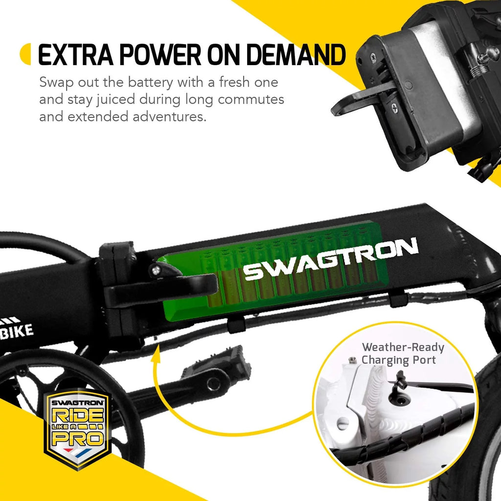 Folding Electric Bike with Pedals, Lightweight Aluminum C7843