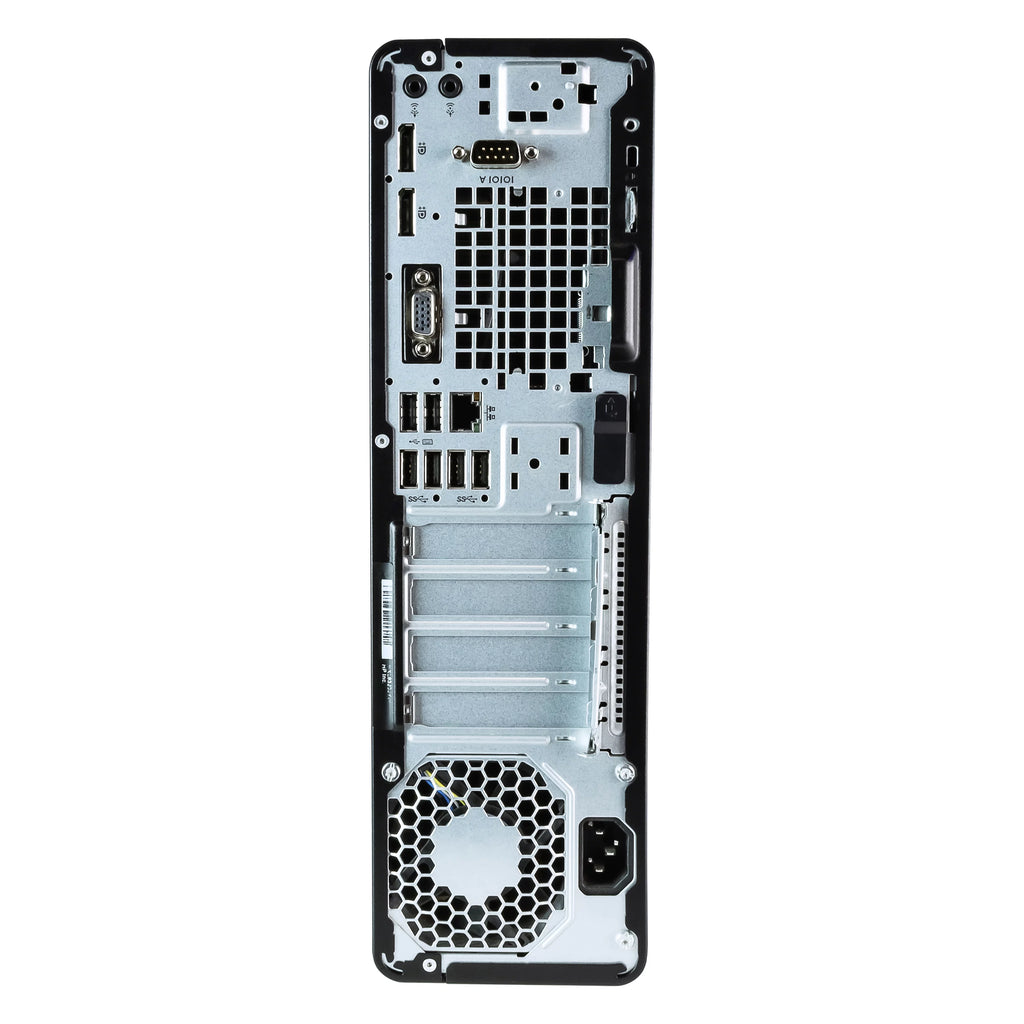 Refurbished Desktop Computer with Hexa Core i5, 16GB RAM, 500GB SSD, 24in Monitor, Keyboard and Mouse Y3386
