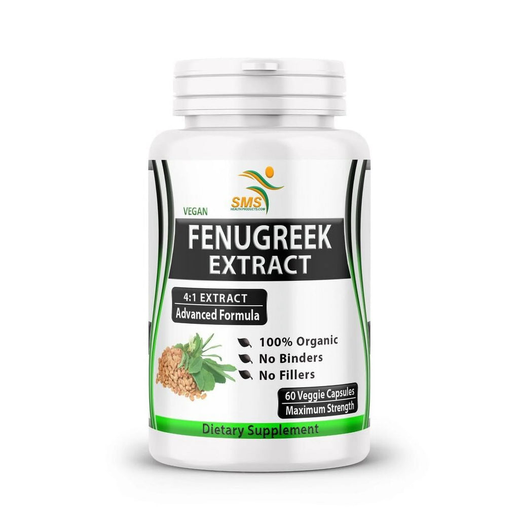 Fenugreek Seed Pills 2000mg Daily Extract, 60 Veggie Capsules T37957