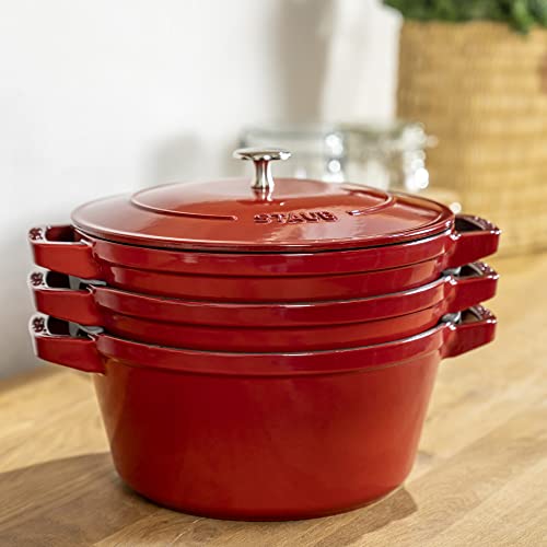Cast Iron 4-Piece Stackable Cookware Set X214529