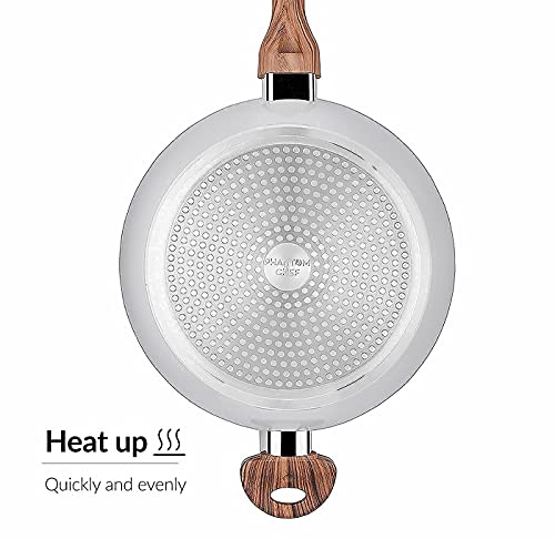 11" Deep Frypan 5 Qt Wok with Non-Stick Ceramic Coating X971