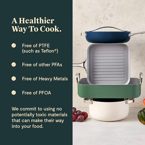 Square Cookware Set Non-Stick Ceramic Coated Pans M794