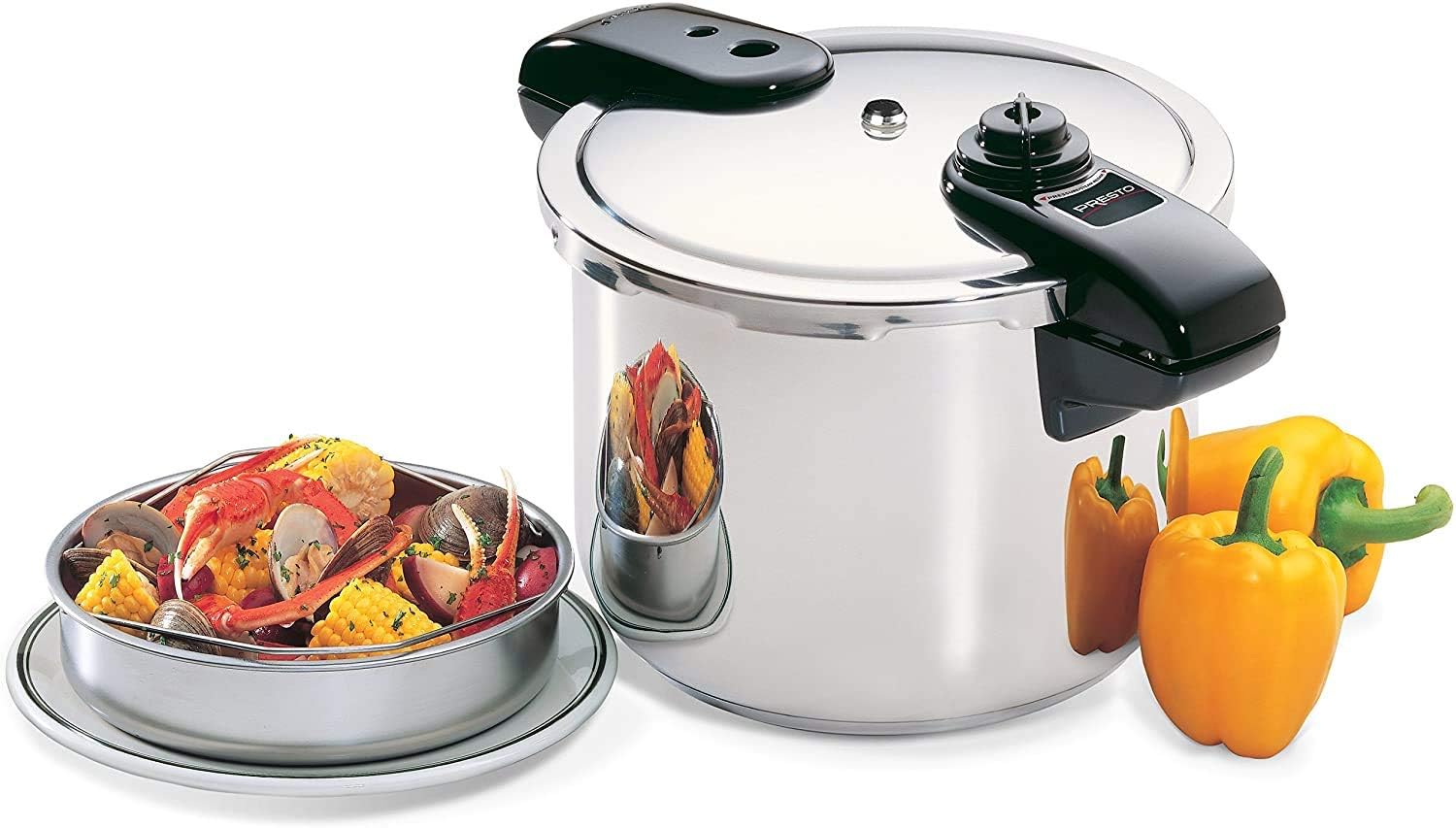 Stainless Steel Pressure Cooker, 8-Quart T459972
