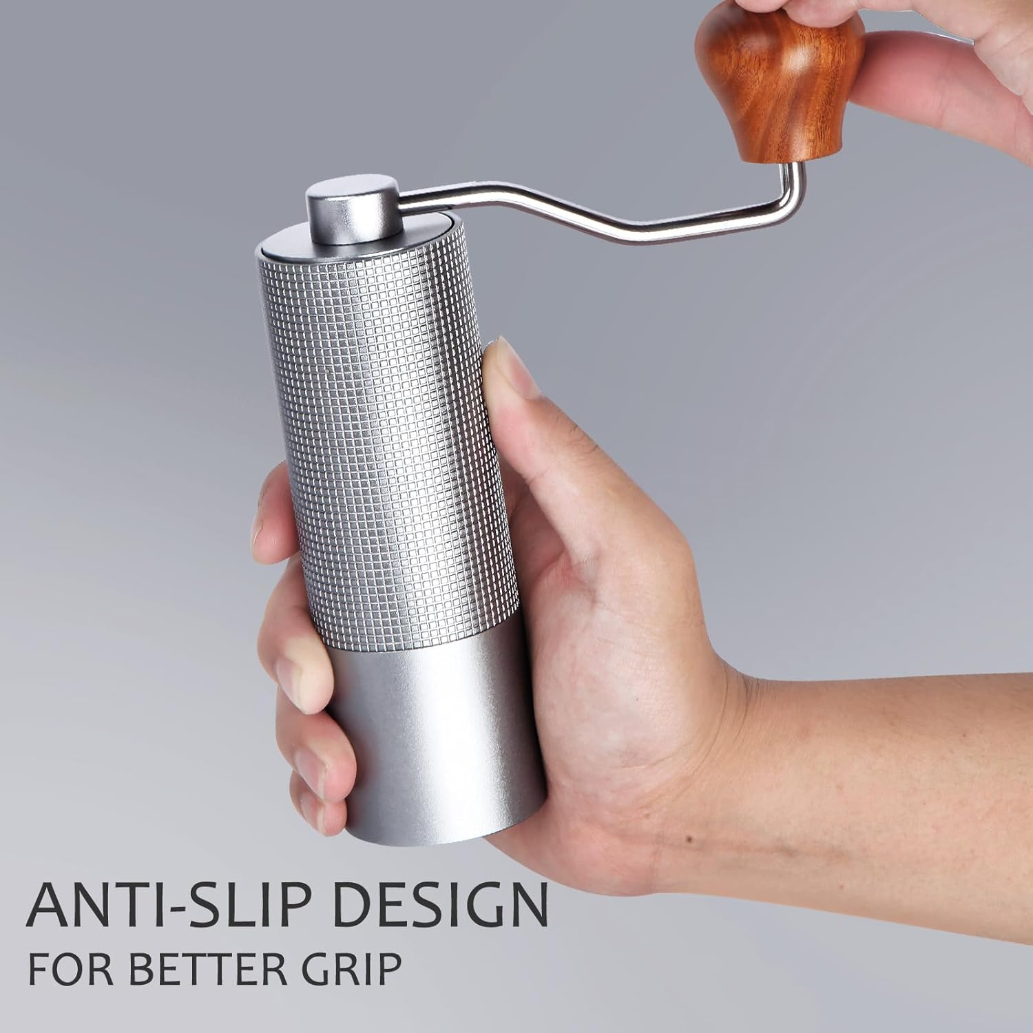 Manual Coffee Grinder with Stainless Steel Conical Burr T991