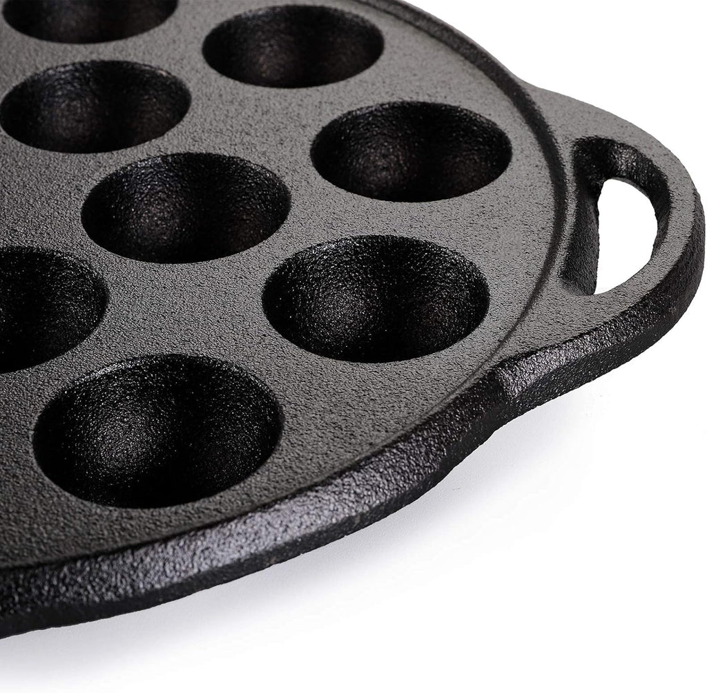 Non-Stick Cast Iron Aebleskiver Pancake Ball Pan K177