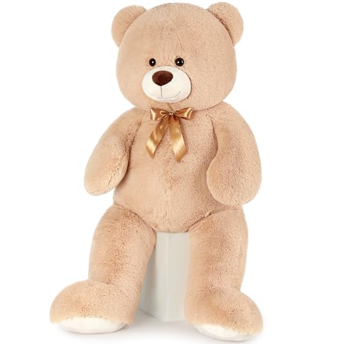 Giant Teddy Bear 3 Feet, Soft Plush Bear for Birthday, Christmas F4090