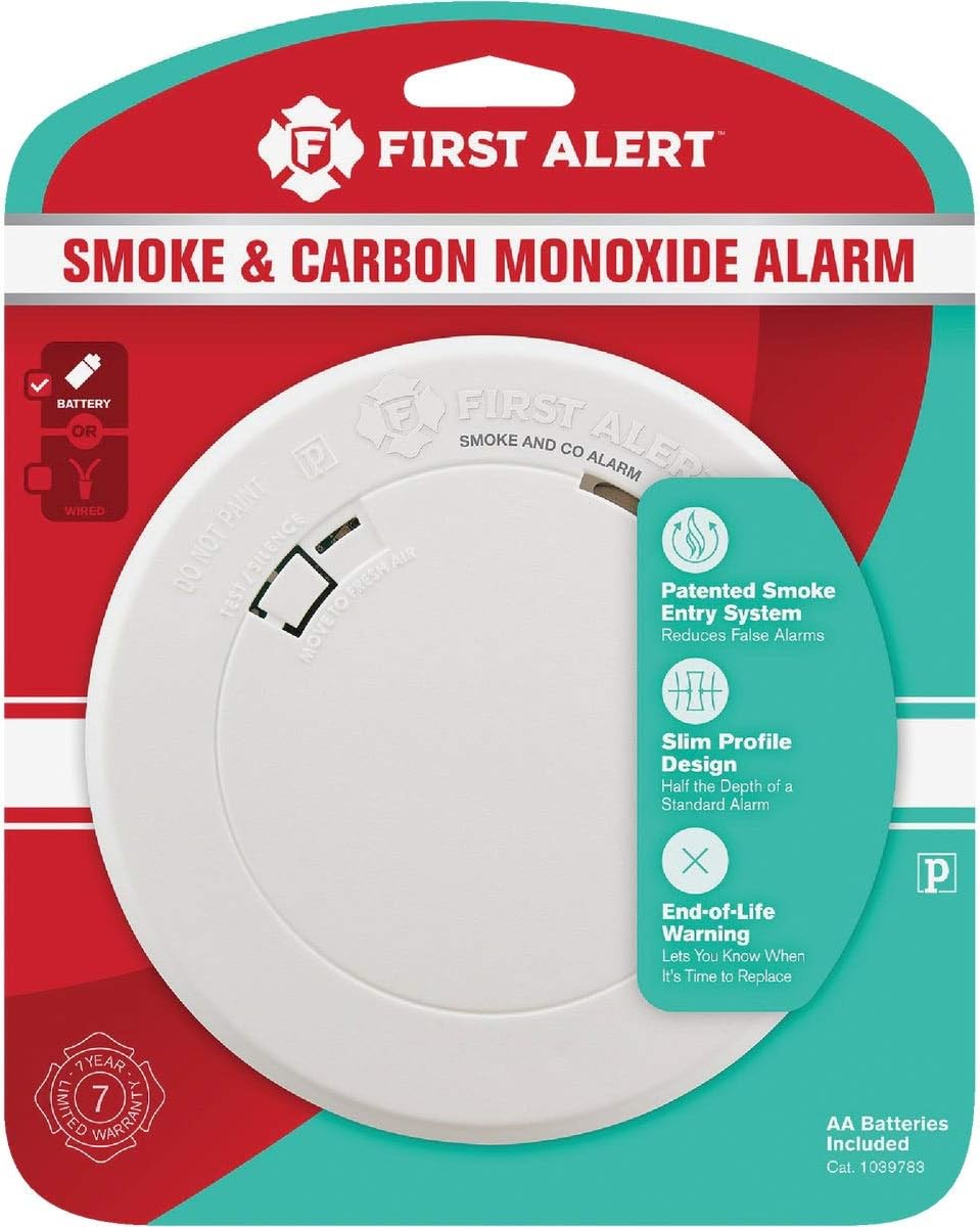 Smoke and Carbon Monoxide Alarm, Battery Operated A691