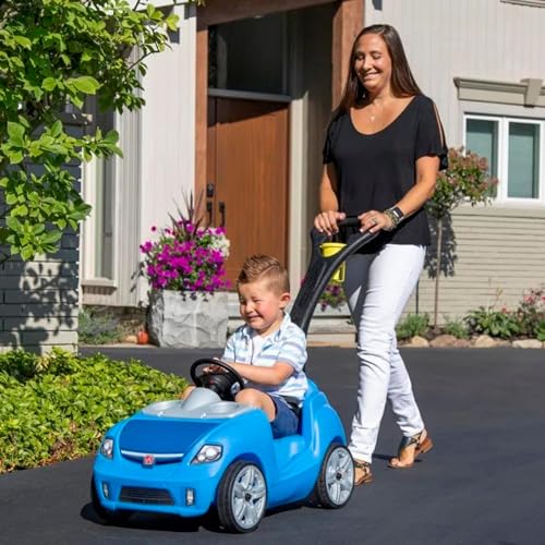 Kids Push Car Ride On Toddler Car with Seat Belt and Horn, Ages 1.5-4 Years, Pink U84953