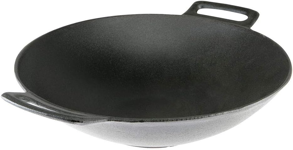 Cast Iron Wok with 2 Handles N3942