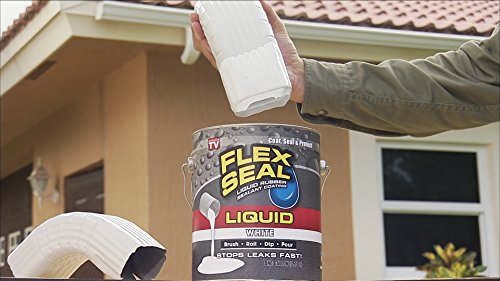 Liquid Rubber Coating Sealant, Waterproof, Flexible, UV Resistant, 32 oz X1484