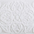 Medallion Chenille Bedspread Full White U604397