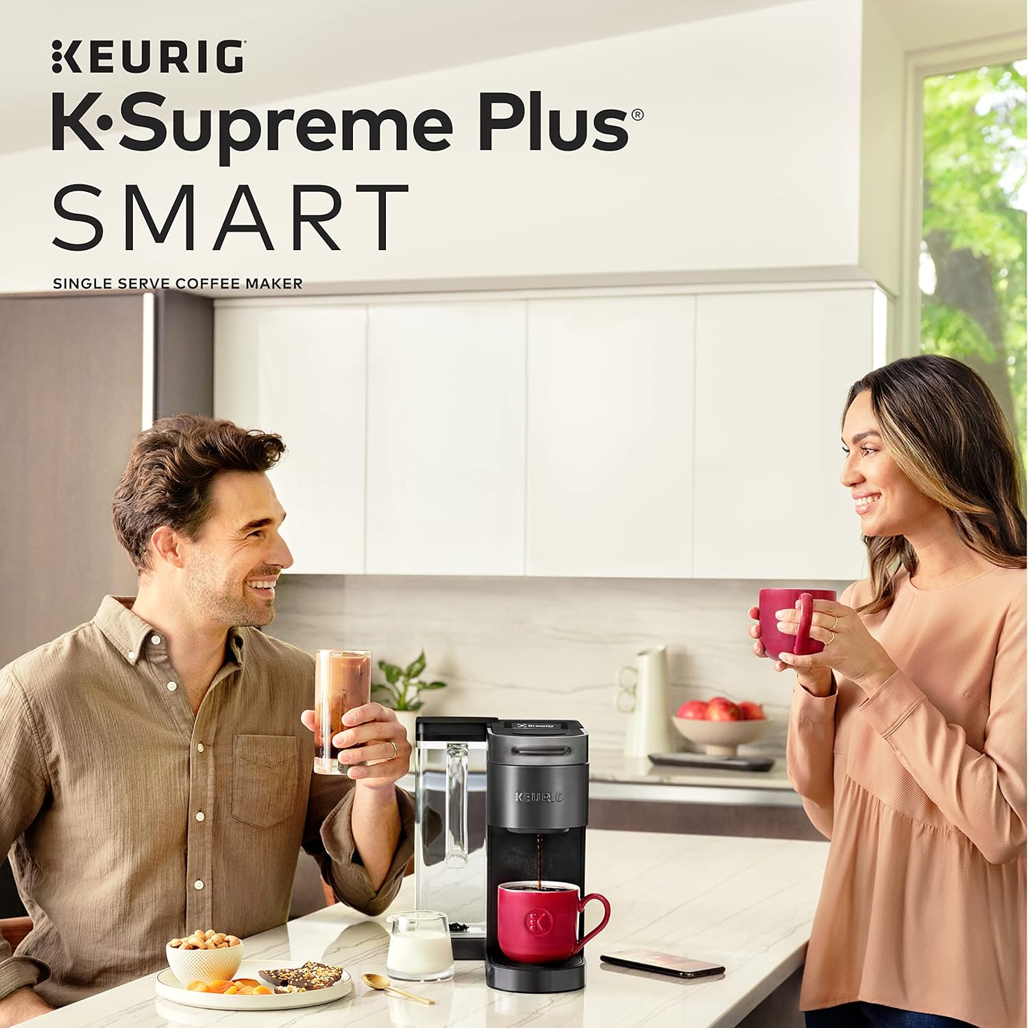 Single Serve Coffee Maker with Medium Roast Coffee Pods, 60 Count Z2227