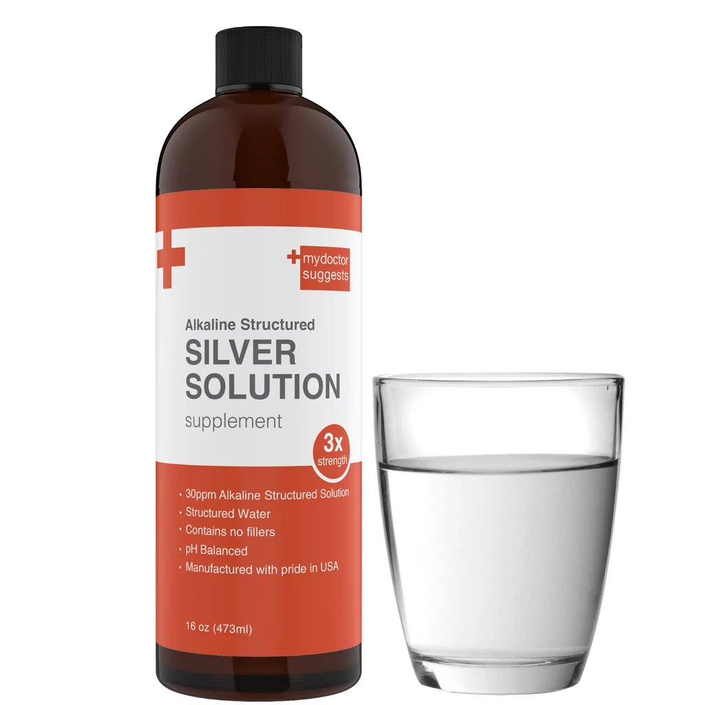 Colloidal Silver Liquid Solution 30ppm, 16 oz Q873