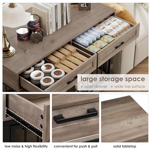 Wooden Dog Crate Furniture with Removable Divider, White J40493