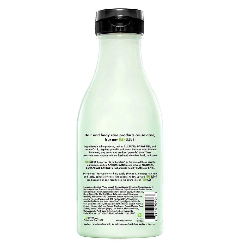 Shampoo and Conditioner Bundle for Acne-Prone Skin, Sulfate-Free, Sweet Mint, 16 oz U29174