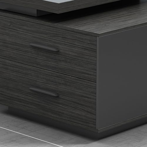94-Inch Executive Desk, Large Computer Office Desk Workstation for Home Office C36941