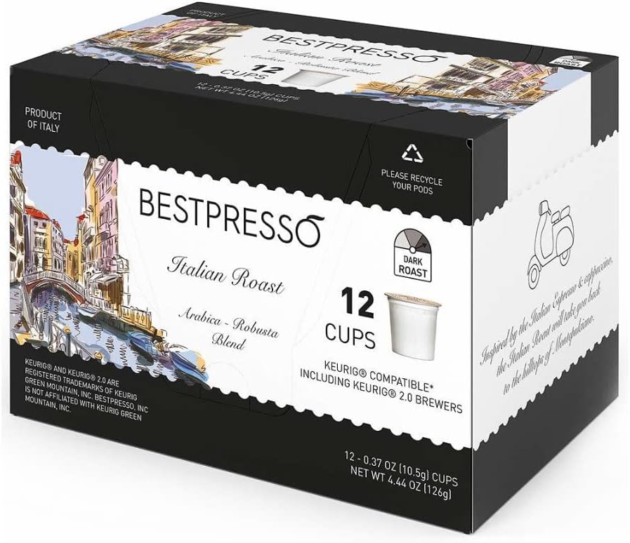 Single Serve Coffee Maker with 12-Count Coffee Pods and Pod Organizer W604388