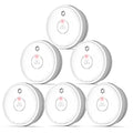 Fire Alarms Smoke Detectors, Smoke Alarm Battery Operated, 10-Year Product Life, Fire Alarm with Test Button & Low Battery Signal, Photoelectric Technology Fire Detectors for Bedroom and Home