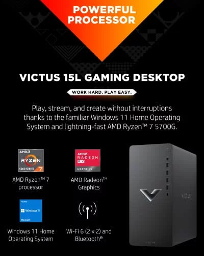 Gaming Desktop Computer Bundle, AMD Ryzen 7, 16 GB RAM, 512 GB SSD, Windows 11 X575