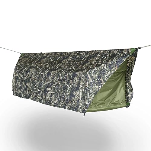 Lay Flat Hammock Tent with Mosquito Net, Insulated Pad and Rainfly D732