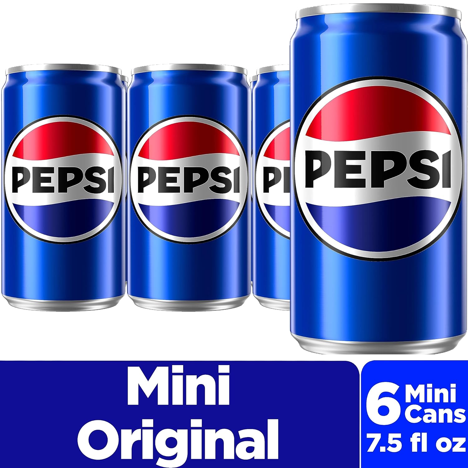 Cola Soda Pop, 7.5oz Mini Cans (6 Pack) G697