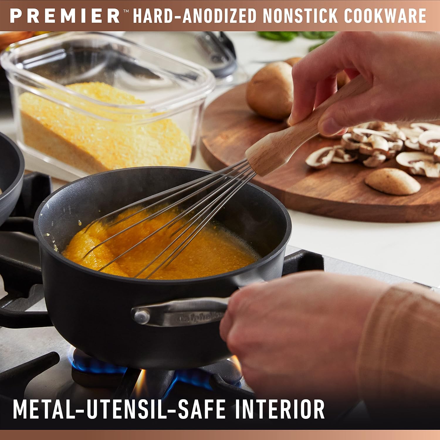 Hard-Anodized Nonstick 12-Inch Frying Pan with Lid M290259